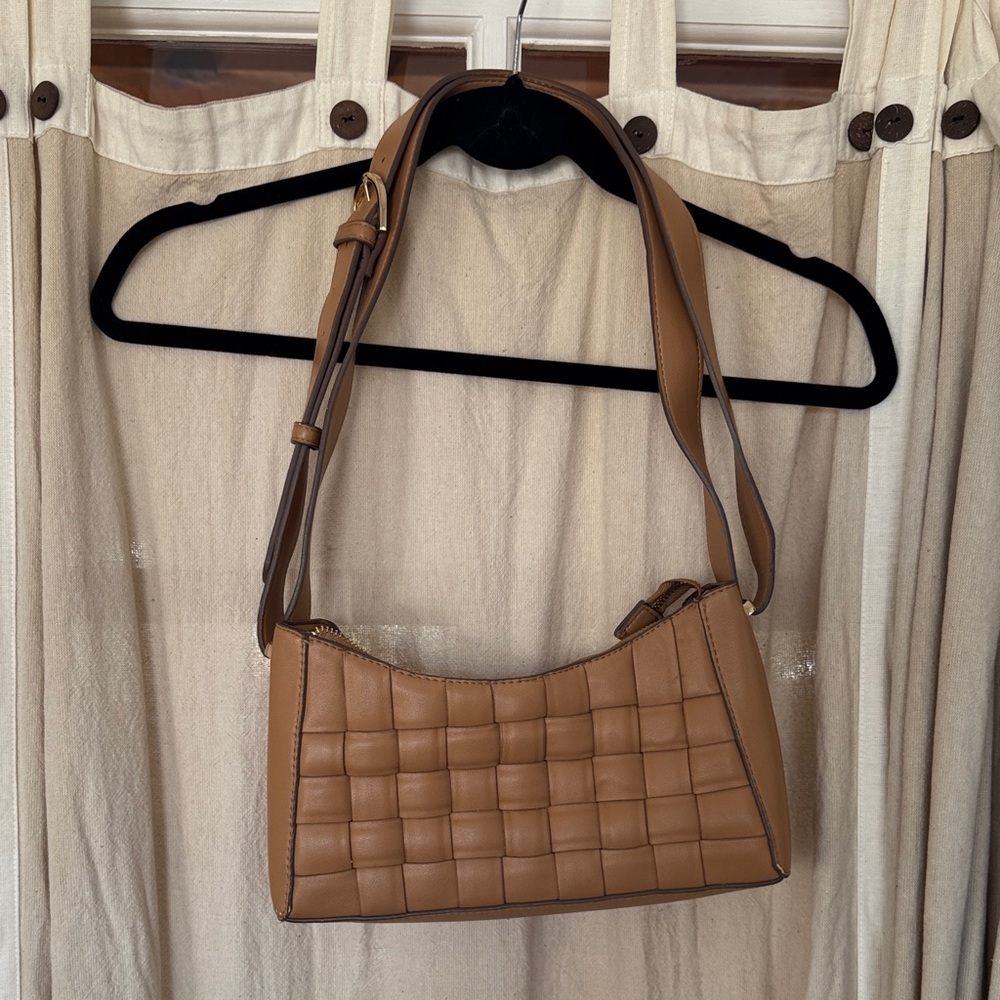 Target Tan Quilted Shoulder Bag
